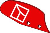 Grassland skimmer board - right - AgriParts