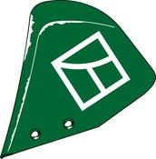 Manure skimmer board - left - AgriParts