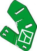 Bracket for trash board - right - AgriParts