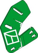 Bracket for trash board - left - AgriParts