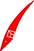 Moldboard slat - left - AgriParts