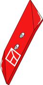 Reversible point 65x12 - right - AgriParts