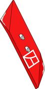Reversible point 65x12 - left - AgriParts