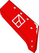 Reversible point share - 16'' - right - AgriParts