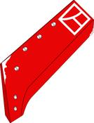Reversible point share - 18'' - left - AgriParts