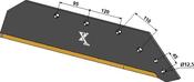 Reversible point share - 20'' - right - Hard metal - AgriParts