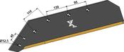Reversible point share - 20'' - left - Hard metal - AgriParts