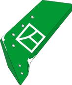Reversible point share - 20'' - left - AgriParts