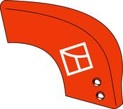 Manure skimmer board - right - AgriParts
