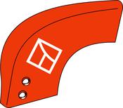 Manure skimmer board - left - AgriParts