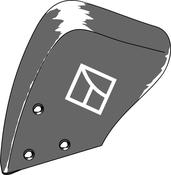 Manure skimmer board ZRL - left - AgriParts