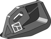 Cast heel - left - AgriParts image