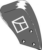 Manure skimmer board ZRE - right - AgriParts