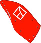 Moldboard - right - AgriParts