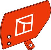 Manure skimmer board - left - AgriParts
