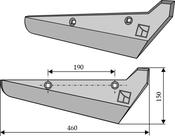 Beet lifter share, right model - AgriParts