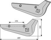 Beet lifter share, right model - AgriParts