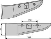 Beet lifter share, left model - AgriParts