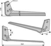 Top blade - AgriParts