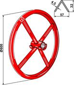 Roof ring roller - AgriParts