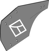 Moldboard - left - AgriParts