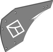 Moldboard - left - AgriParts