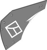 Moldboard - left - AgriParts