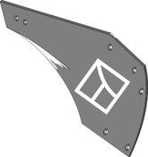 Moldboard - right - AgriParts