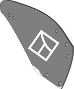 Moldboard - right - AgriParts