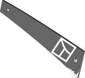 Moldboard slat - right - AgriParts