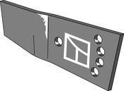 Moldboard extension - right - AgriParts