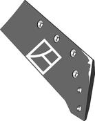 Reversible point share - 16'' - right - AgriParts