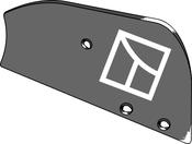 Manure skimmer board - right - AgriParts