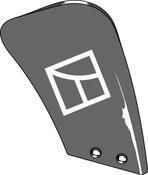 Manure skimmer board - right - AgriParts