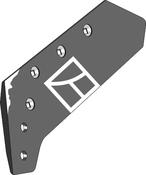 Reversible point share B3 - 16'' - left - AgriParts