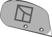 Grassland skimmer board - right - AgriParts