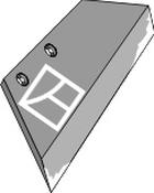 Reversible point share - 16'' - left - AgriParts