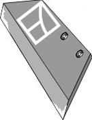 Reversible point share - 18'' - right - AgriParts