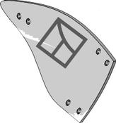 Moldboard - right - AgriParts