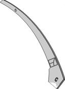 Moldboard slat - right - AgriParts
