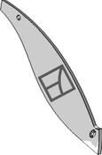 Moldboard slat - right - AgriParts