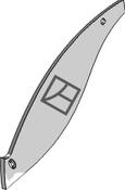Moldboard slat - left - AgriParts