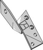 Bracket for reversible point - left - AgriParts