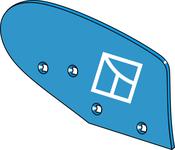 Grassland skimmer board RDG-181 - right - AgriParts