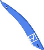 Moldboard slat SRP350W41 - right - AgriParts