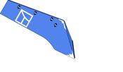 Beak share reinforced SSP351WP - right - AgriParts