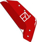 Reversible point share - 16'' - right - AgriParts
