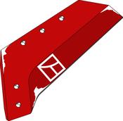 Reversible point share - 16'' - left - AgriParts