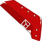 Reversible point share - 18'' - right - AgriParts