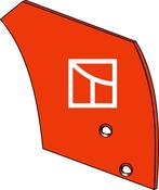 Manure skimmer board - right - AgriParts